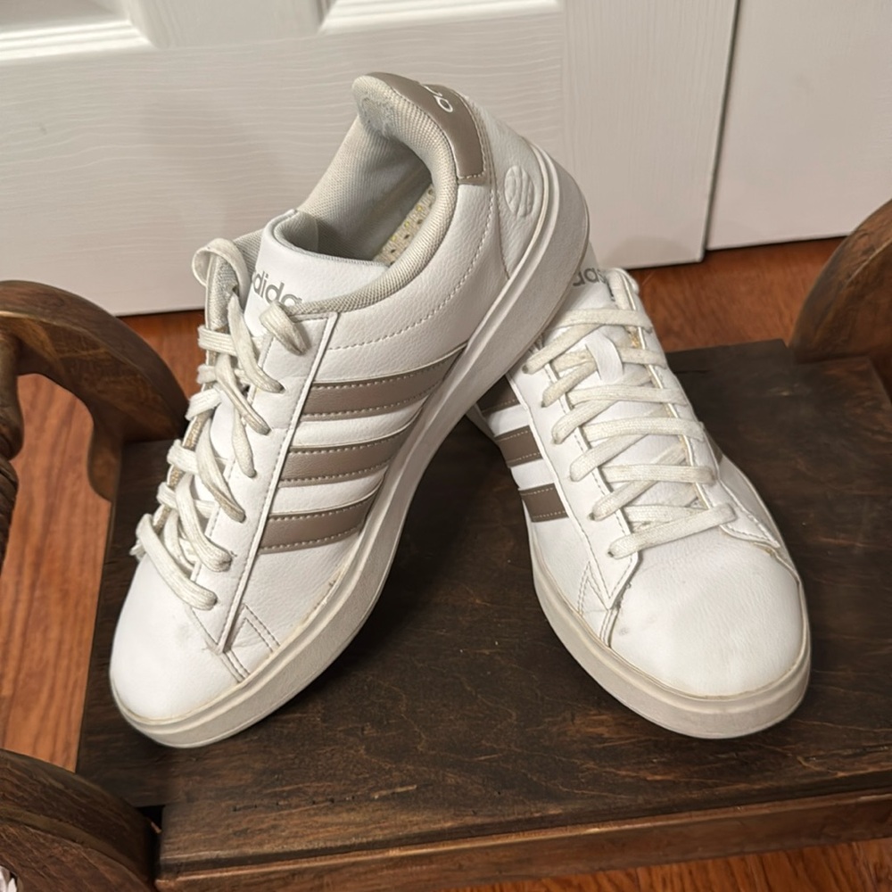 Adidas Grand Court 2.0 —loved but still lots of life